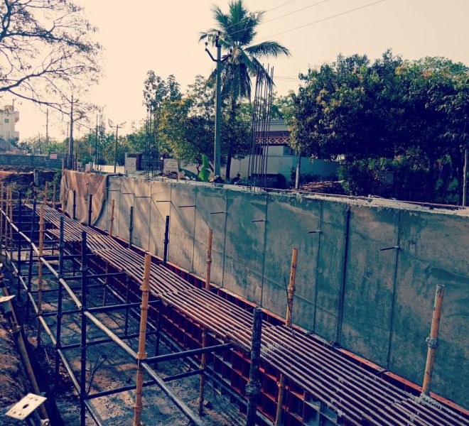 HCL Tech@Vijayawada-Retaining Wall (1)